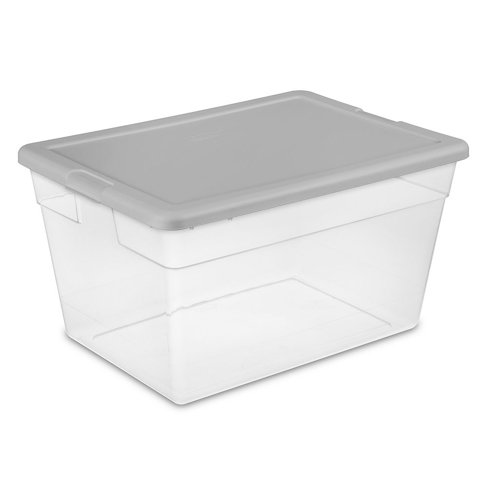 Sterilite 53L Gray Storage Box | The Home Depot Canada