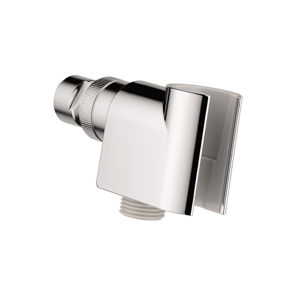 Hansgrohe Shower Arm Mount for Hand Shower in Chrome The Home Depot
