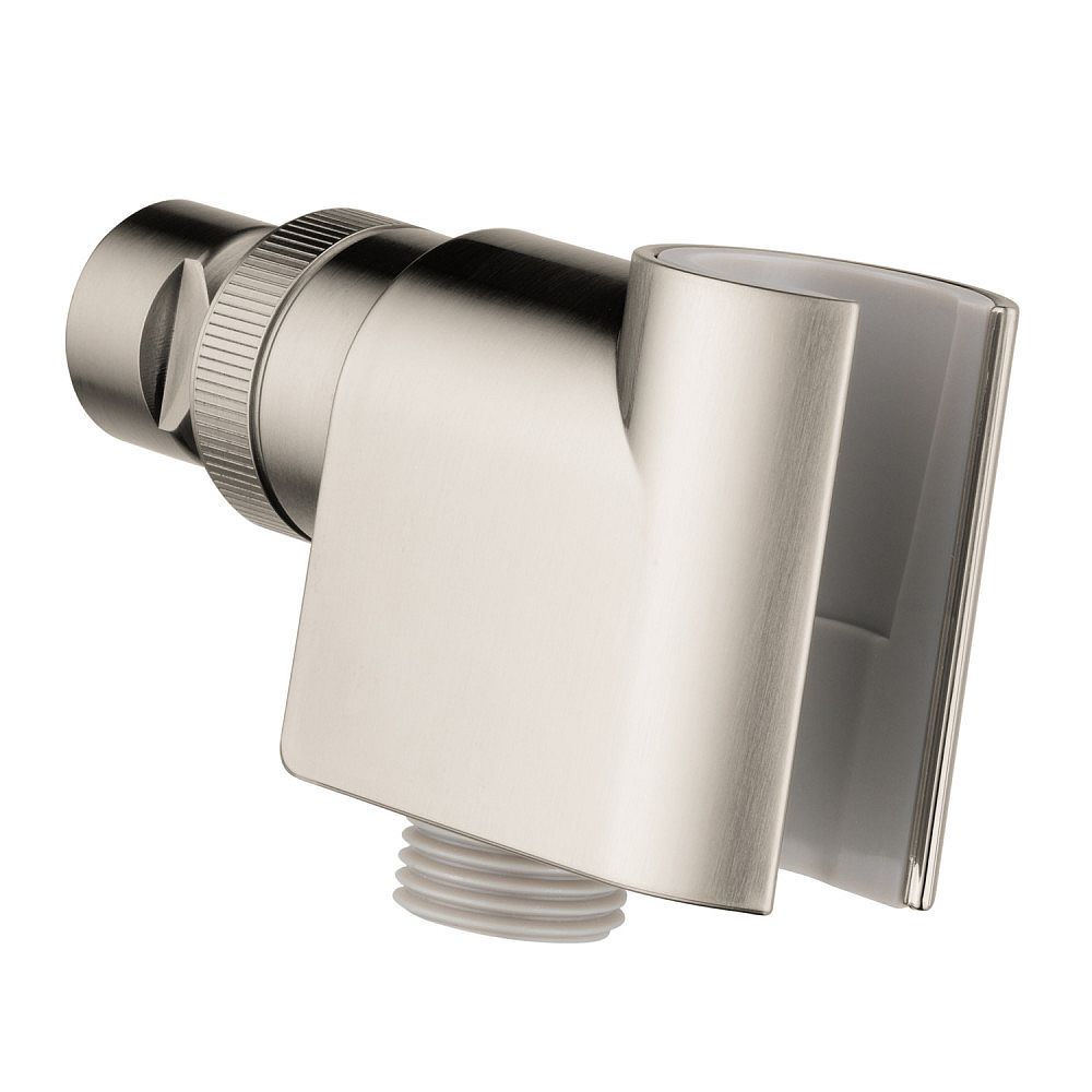 Hansgrohe Shower Arm Mount for Hand Shower in Brushed Nickel The Home
