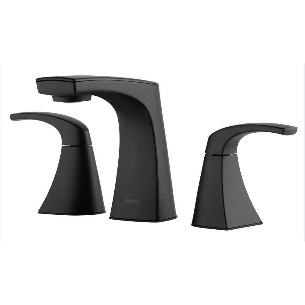 Pfister Karci Widespread Faucet in Black The Home Depot Canada