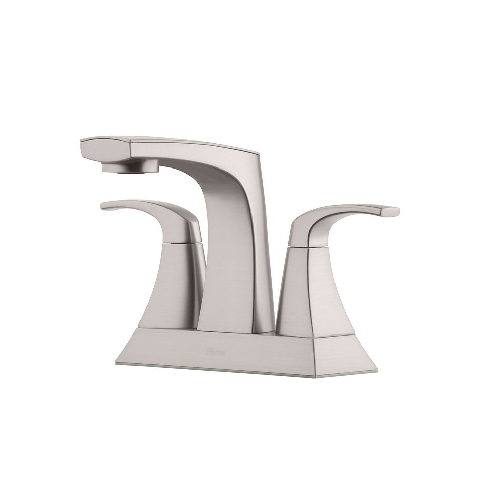 Pfister Karci 2H Centerset Bathroom Faucet Spot Defense Brushed Nickel