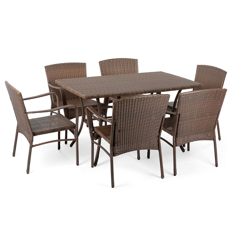 W Unlimited Outdoor Garden 7 Piece Dining Set | The Home Depot Canada