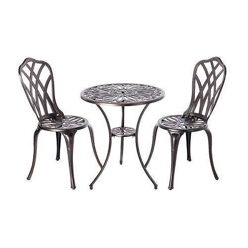 Paradise Cast Aluminum Bistro Set