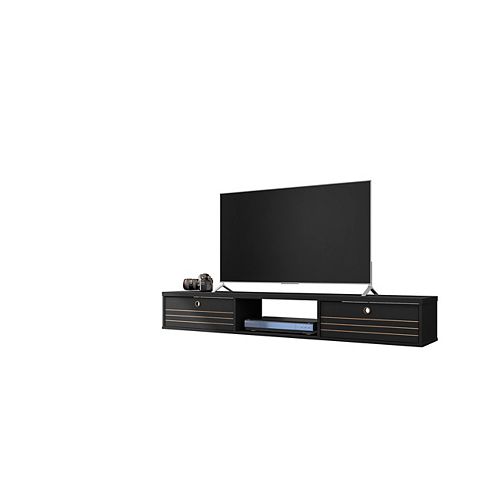 Liberty 62.99 Floating Entertainment Center in Black