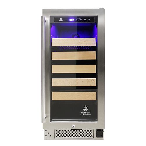 Vinotemp 15 in. 25 Bottle Single-Zone Wine Cooler