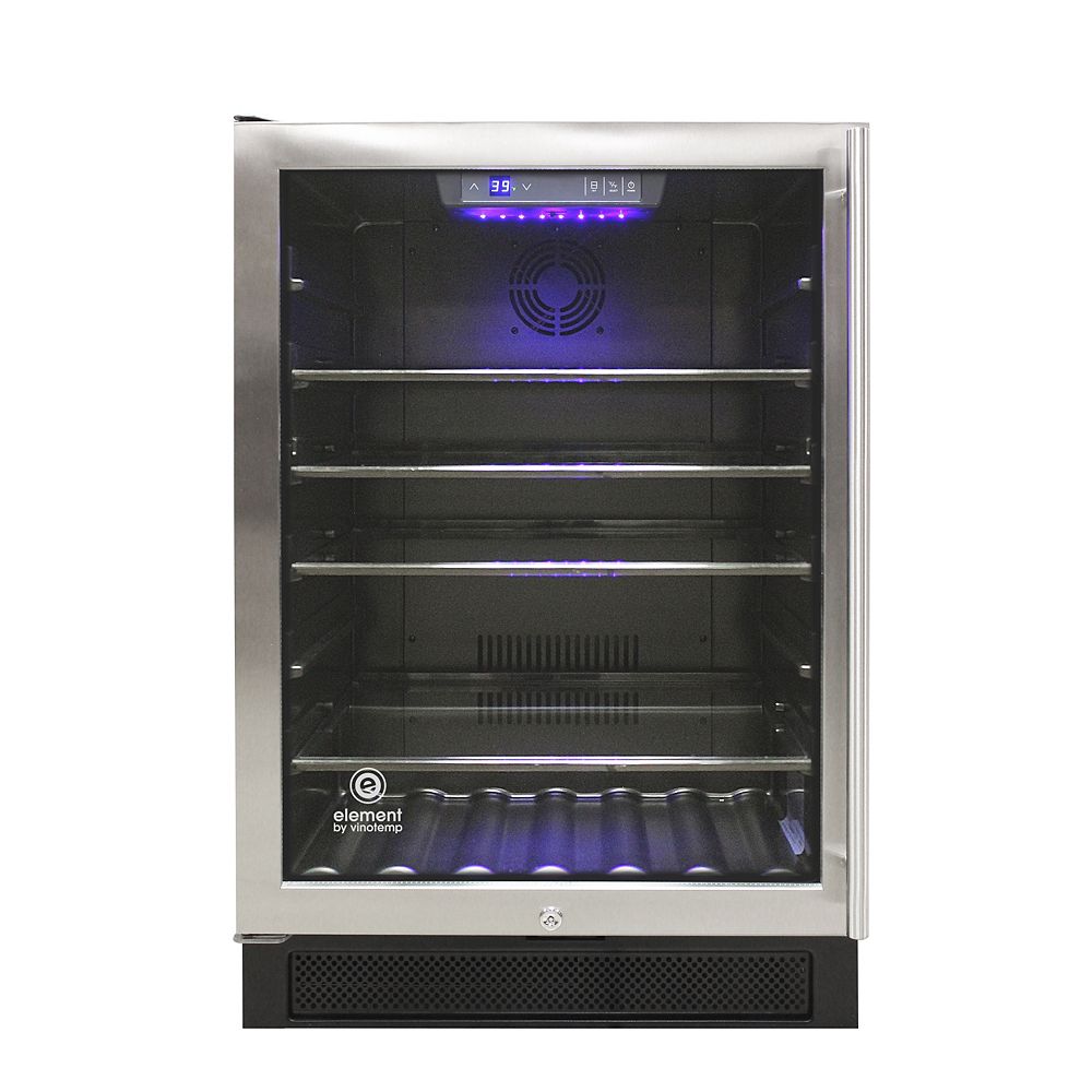 Vinotemp 23.4 in. 161 Can Beverage Cooler The Home Depot Canada