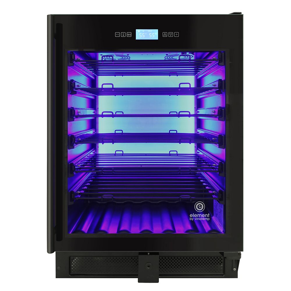 Vinotemp 23.5 in. 41Bottle SingleZone Wine Cooler in Black The Home Depot Canada