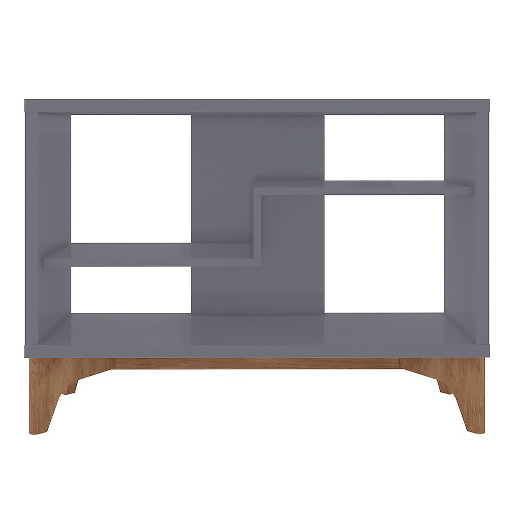 Manhattan Comfort Gowanus Accent Display Sideboard in Grey The Home