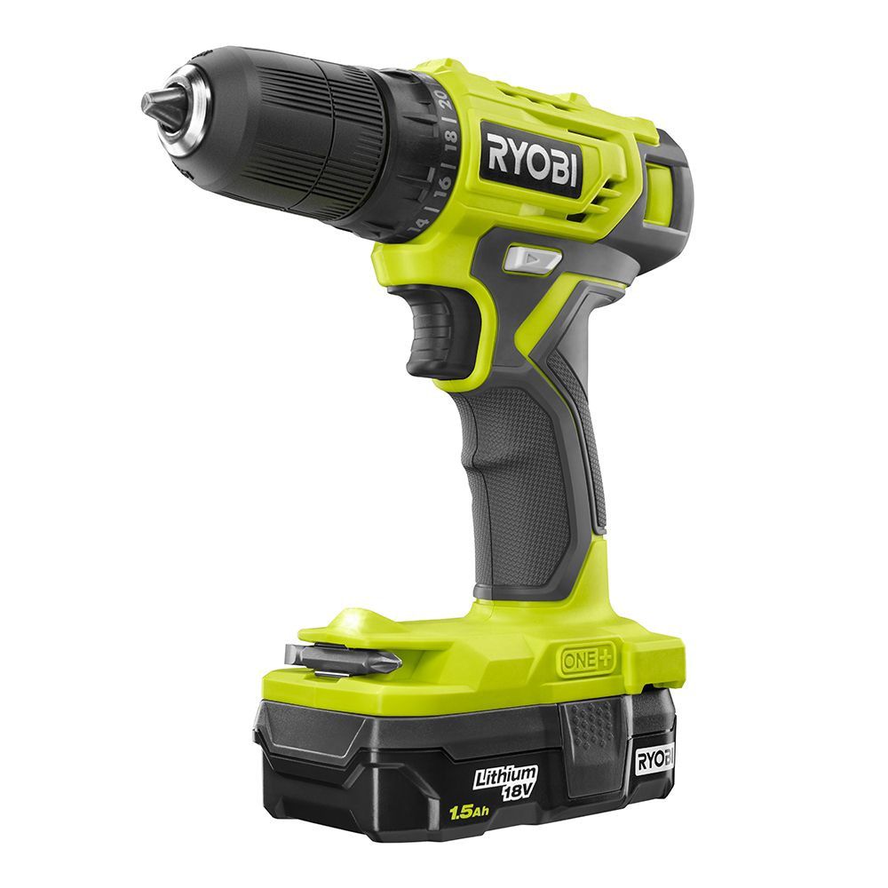 RYOBI 18V ONE+ 3/8-inch Starter Drill / Driver Kit | The Home Depot Canada