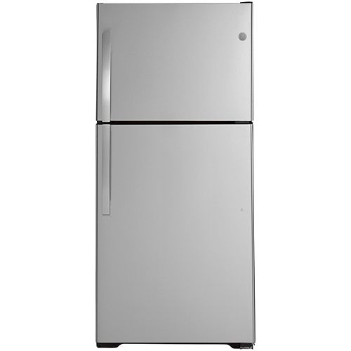 19.1 Cu. Ft. Top-Freezer No- Frost Refrigerator in Stainless Steel (Garage Ready)