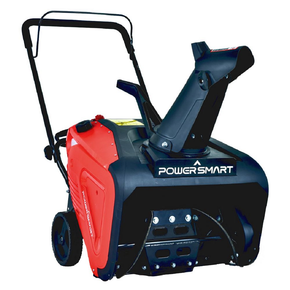 PowerSmart 21inch Single Stage Gas Powered Snow Blower The Home