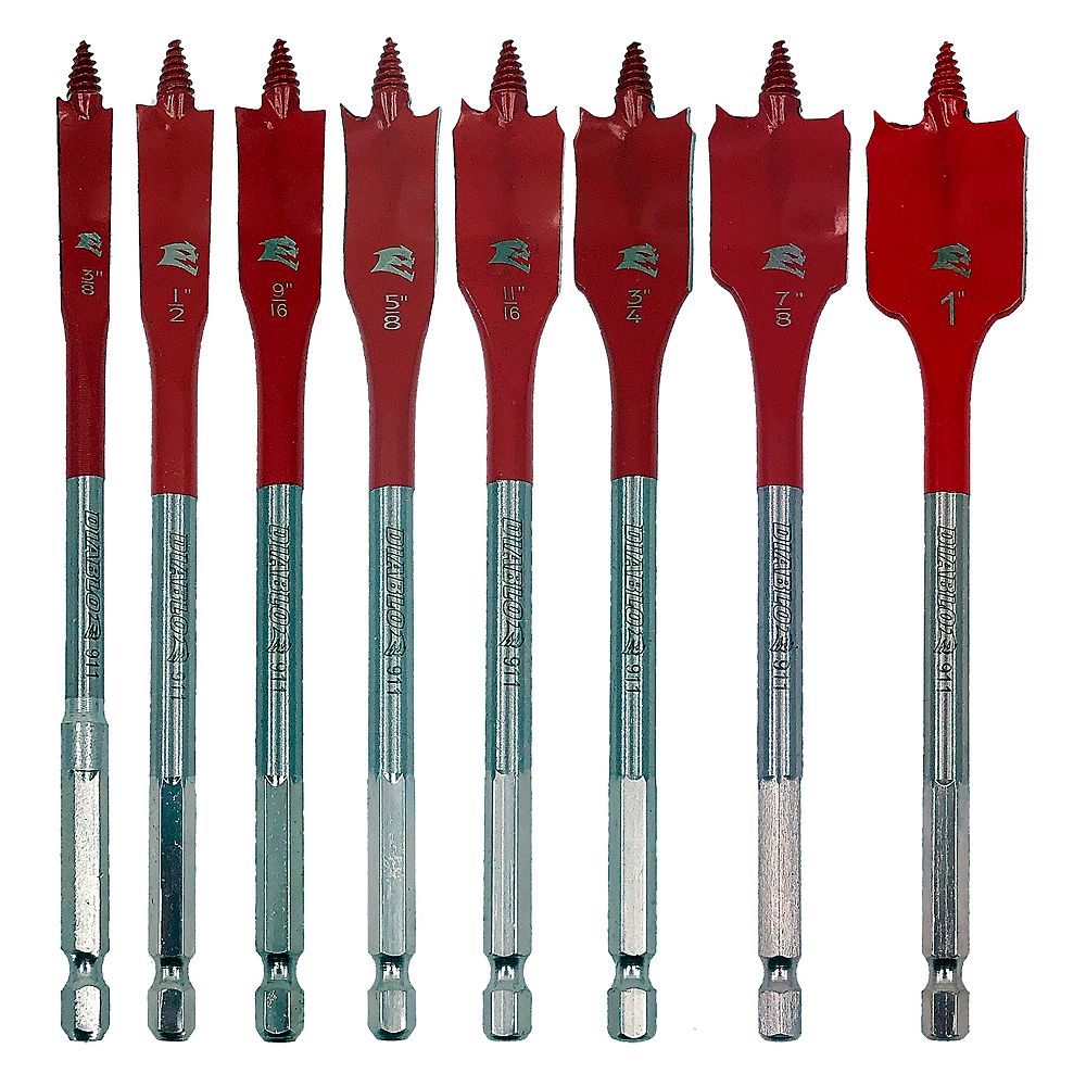 Diablo Speed Demon Spade Bit Set (8 Pieces) The Home Depot Canada