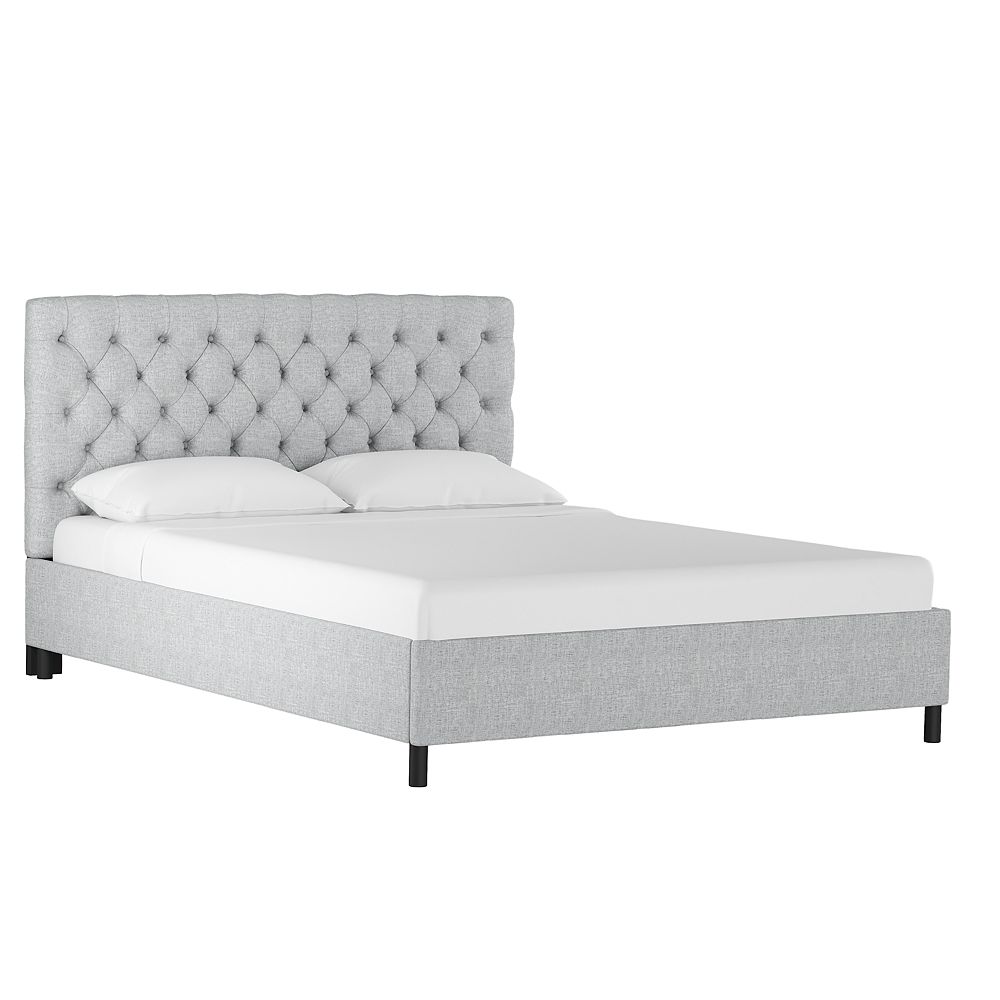 Skyline Furniture Full Hand Tufted Square Platform Bed in ...