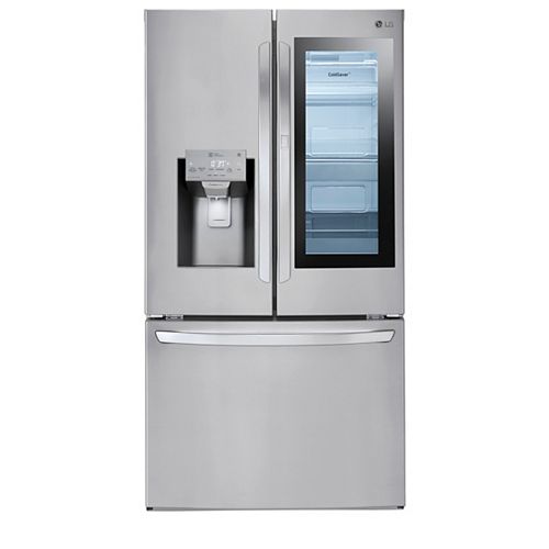 36-inch W 28 cu. ft. French Door Refrigerator with InstaView Door-in-Door and WiFi in Smudge Resistant Stainless Steel