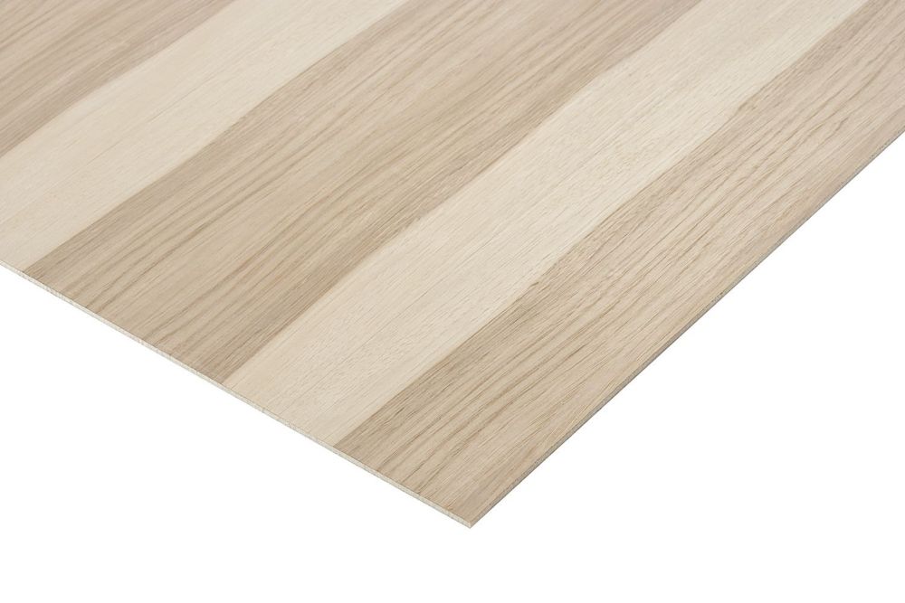 Columbia Forest Products 1/4 in. X 1 ft. X 1 ft. 7 in. Hickory Plywood ...