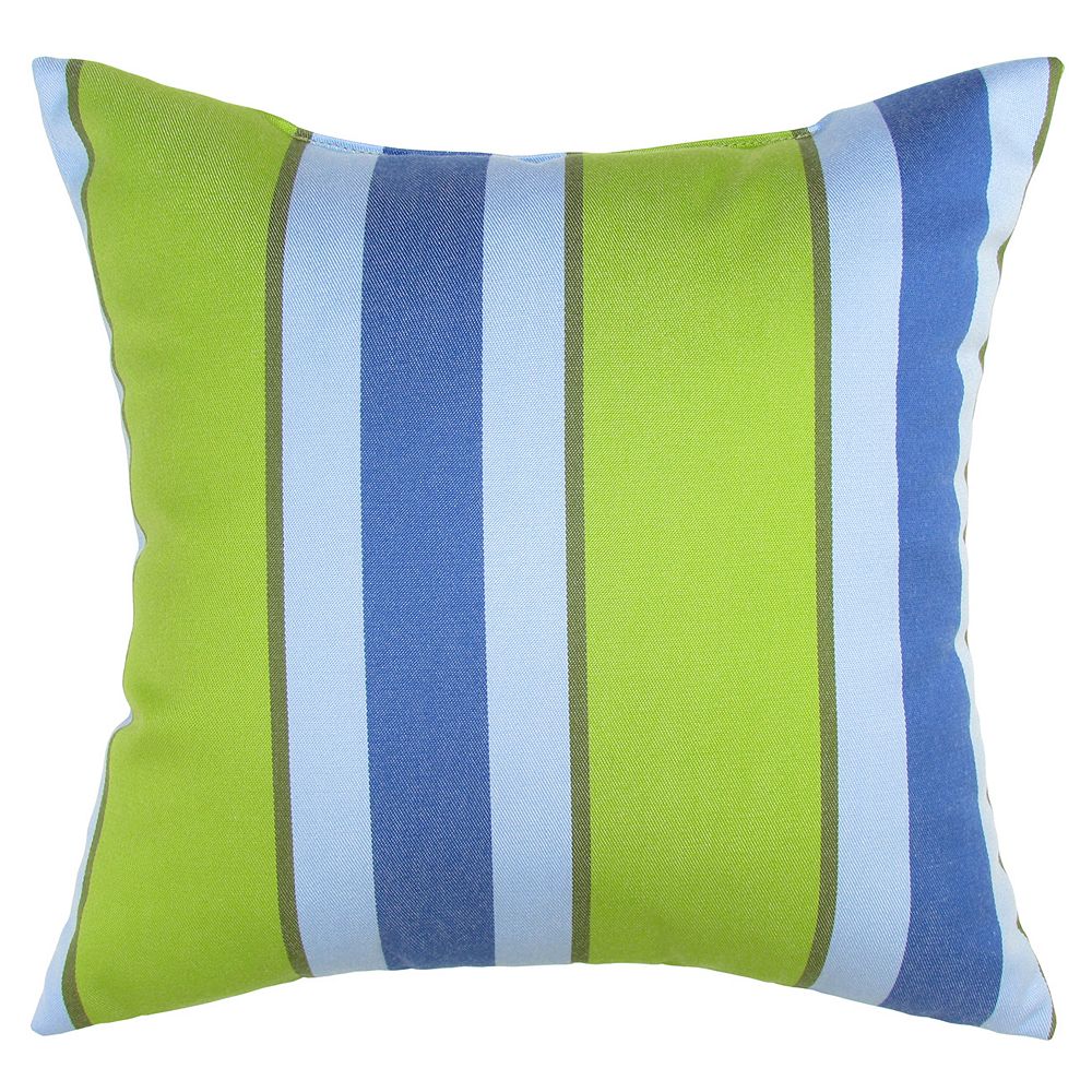 Bozanto Inc. Sunbrella Toss Cushion Stripe The Home Depot Canada