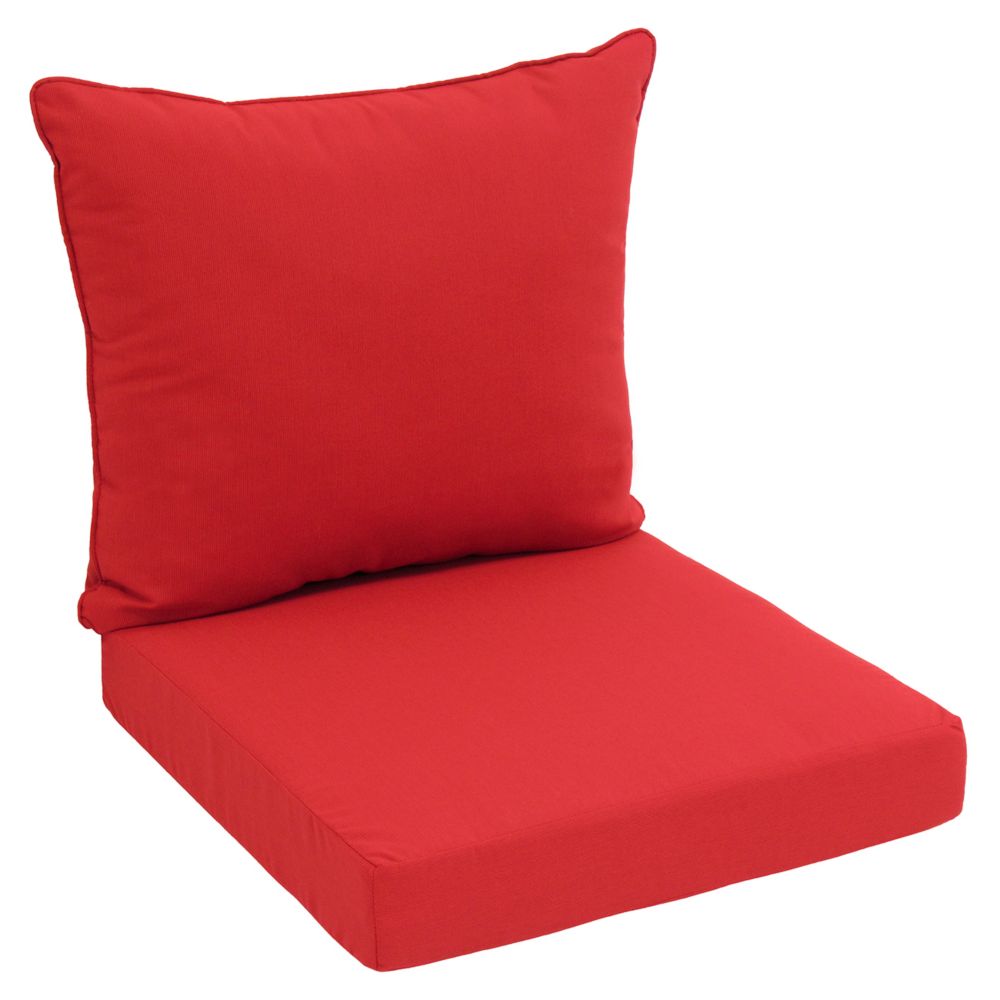 Bozanto Inc. Sunbrella Deep Seating Red The Home Depot Canada