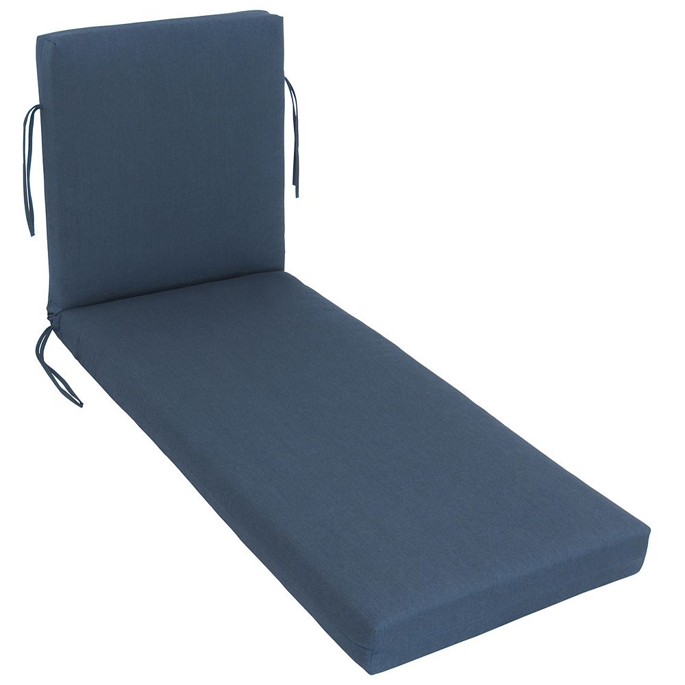 Inc Sunbrella Lounge Cushion Navy, Sunbrella Lounge Chair Cushions Blue
