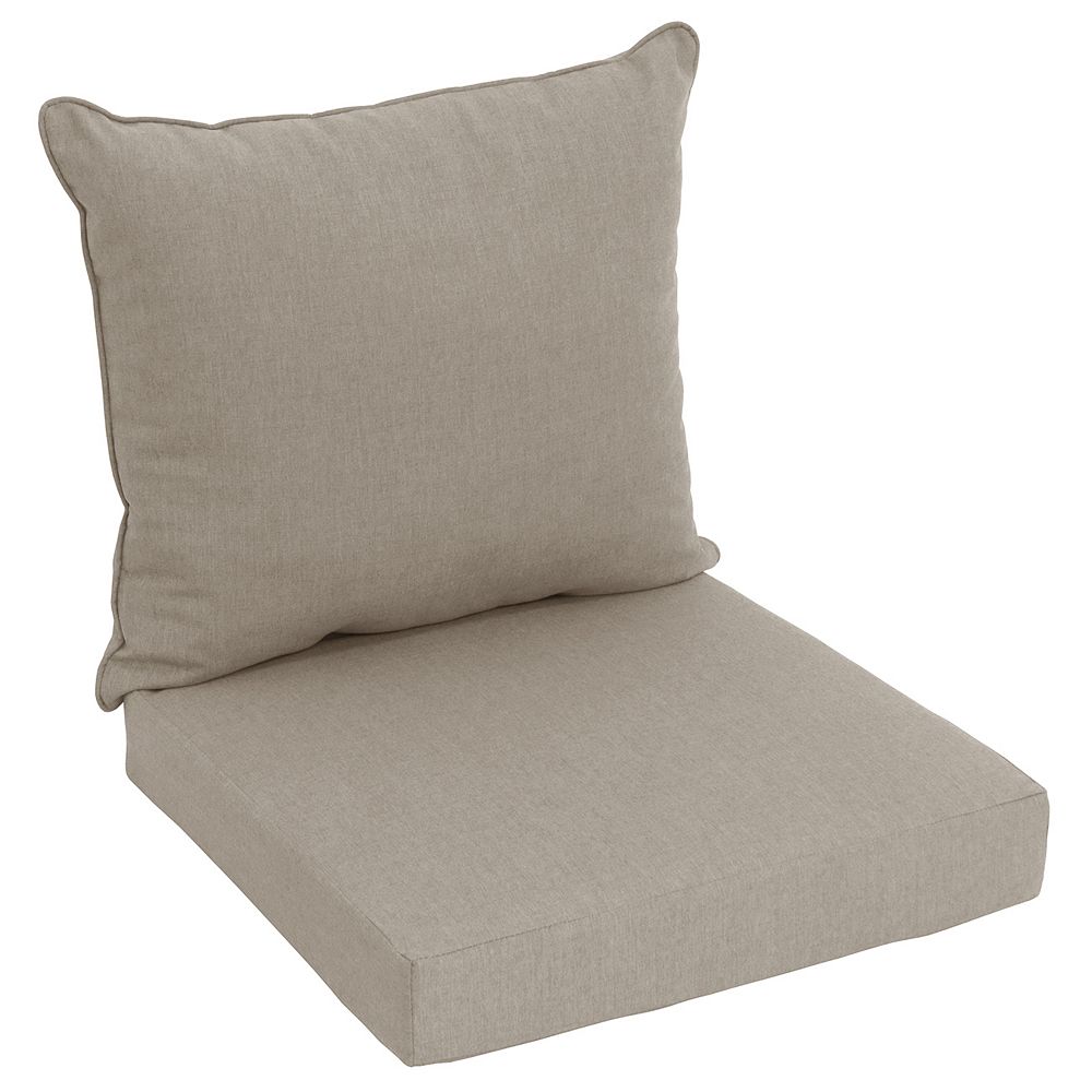 Bozanto Inc Sunbrella Deep Seating Beige The Home Depot Canada Bozanto Inc Sunbrella Deep Seating, Looking For Patio Furniture Cushions Canada