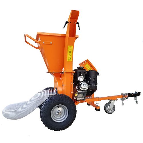 Power 3 inch 3-in-1 atv cyclonic chipper shredder vac