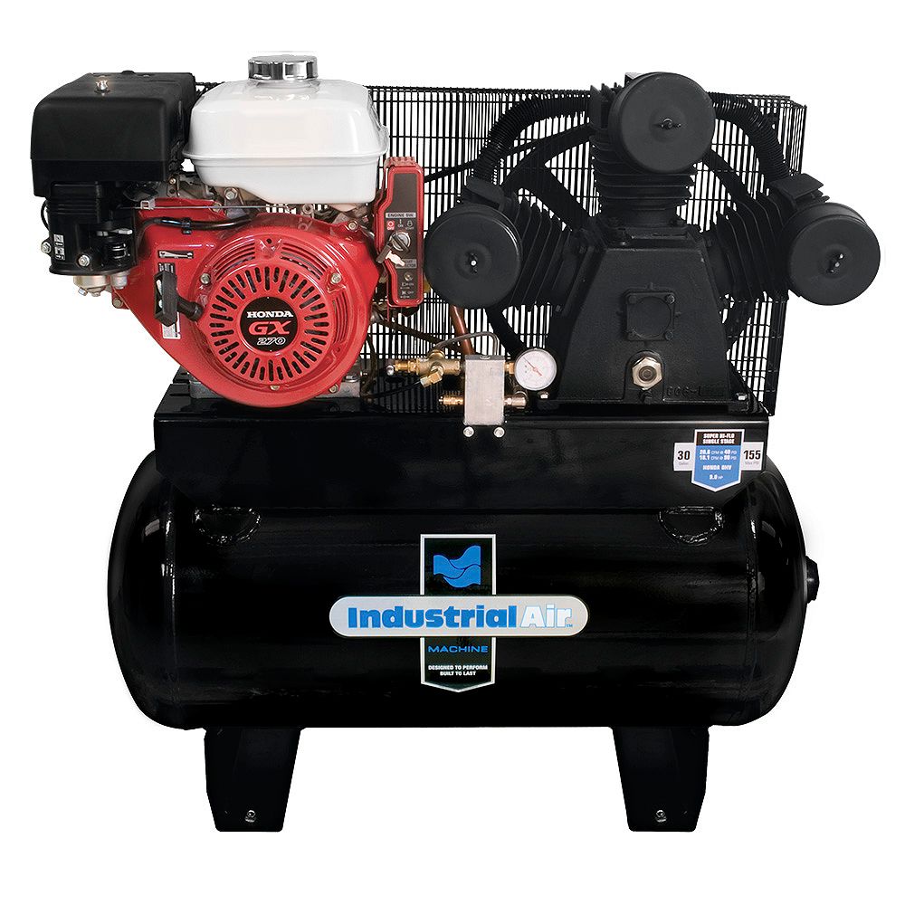 Industrial Air 30 Gal Truck Mount Air Compressor With 9 Hp Electric