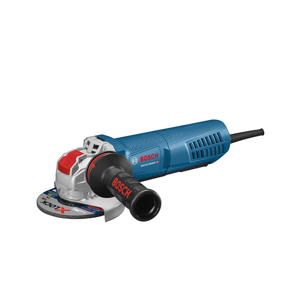 Bosch 5 inch X-LOCK Variable-Speed Angle Grinder with Paddle Switch ...