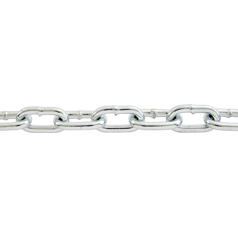 Everbilt 1/4 inch x 5 ft. Zinc-Plated Grade 30 Proof Coil Chain | The ...