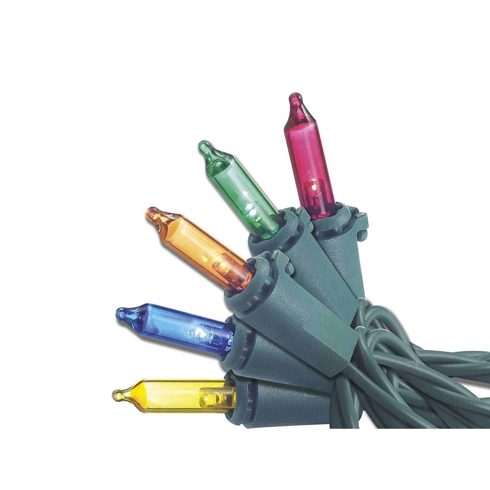 Holiday Brilliance 100Light MultiColoured M5 Glass Mini Light LED