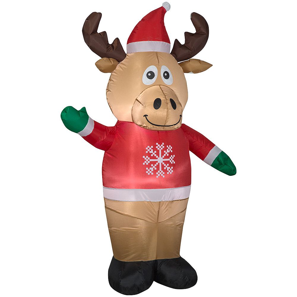 christmas moose blow up