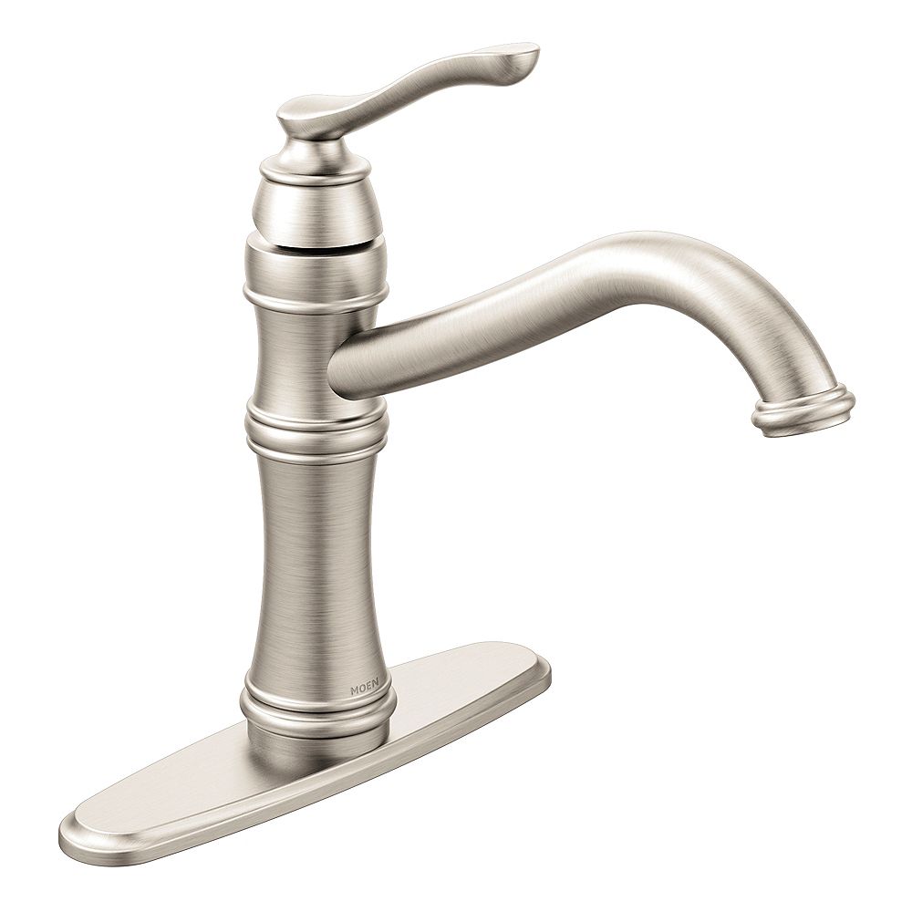 MOEN Belfield 1-Handle Standard Kitchen Faucet in Spot Resist Stainless