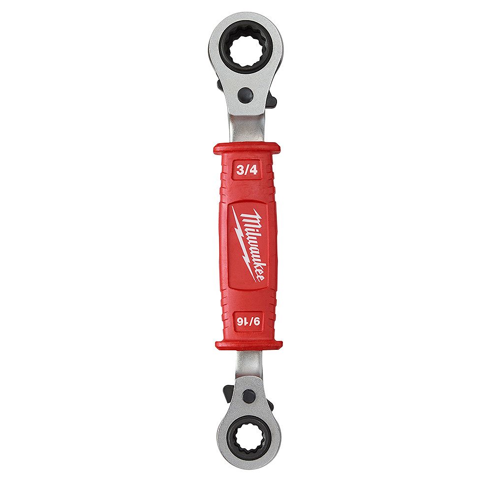 Milwaukee Tool Linemans 4in1 Insulated Ratcheting Box Wrench The Home Depot Canada