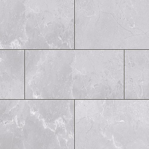 Bay Area Fog 12-inch Width x 23.82-inch Length Luxury Vinyl Tile Flooring (23.82 sq. ft. / case)