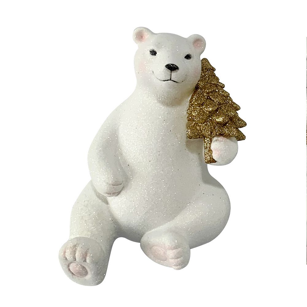 Home Accents 6 Inch Polar Bear Christmas Stocking Hanger The Home Depot Canada