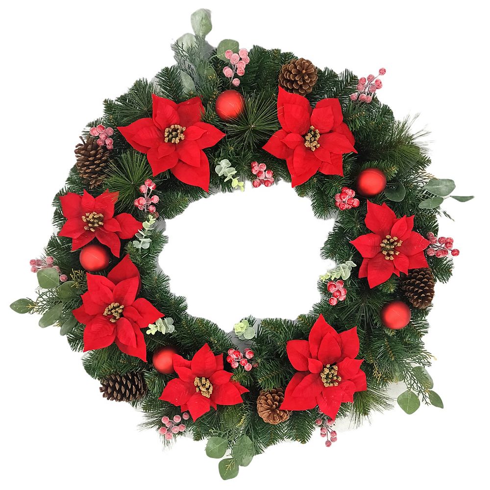 Home Accents Holiday 36inch Berry Bliss Christmas Wreath The Home