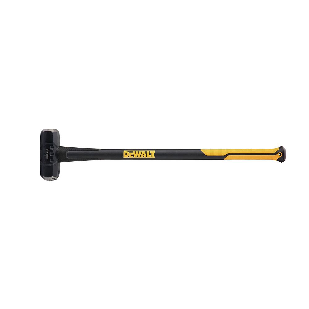 DEWALT 12 lb. Sledge Hammer with 33inch Fiberglass Handle The Home