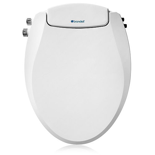 Swash Ecoseat Dual Temp Non-Electric Bidet Seat, Round White