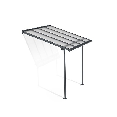 Palram - Sierra 7 ft. x 7.5 ft. Patio Cover in grey