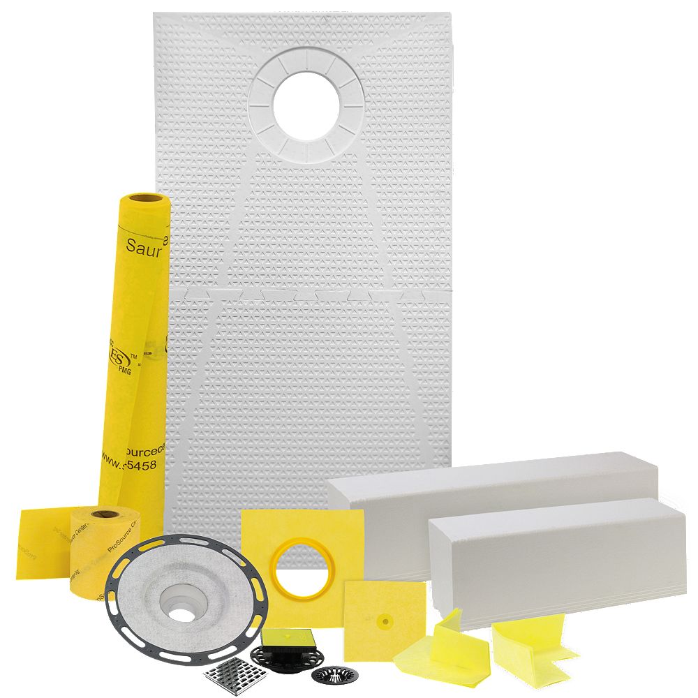 WarmlyYours Pro GEN II 32 x 60 Tile Shower Waterproofing Kit with