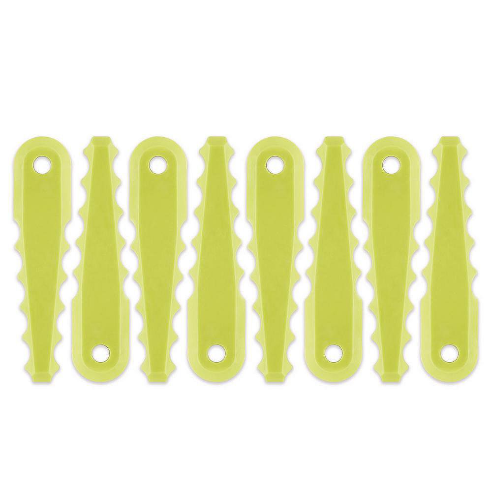 RYOBI Replacement Fixed Blades for 2-in-1 String Head (8-Pack) | The ...
