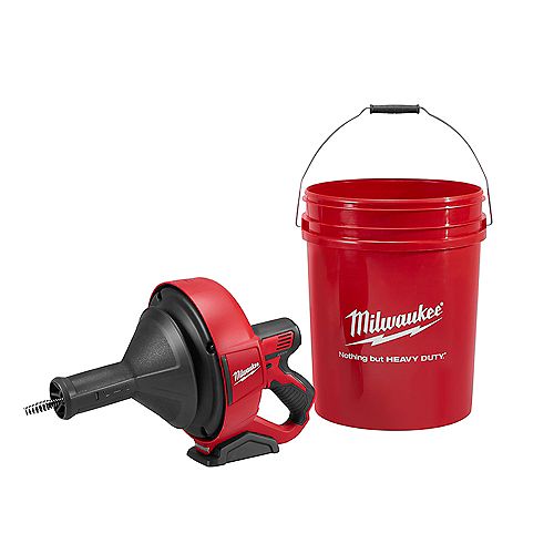 Milwaukee Tool M12 12V Lithium-Ion Cordless Auger Snake Drain Cleaning (Tool Only)