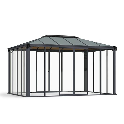 Palram Palram Ledro 4300 14 ft. x 10 ft. Enclosed Gazebo and Spa Enclosure