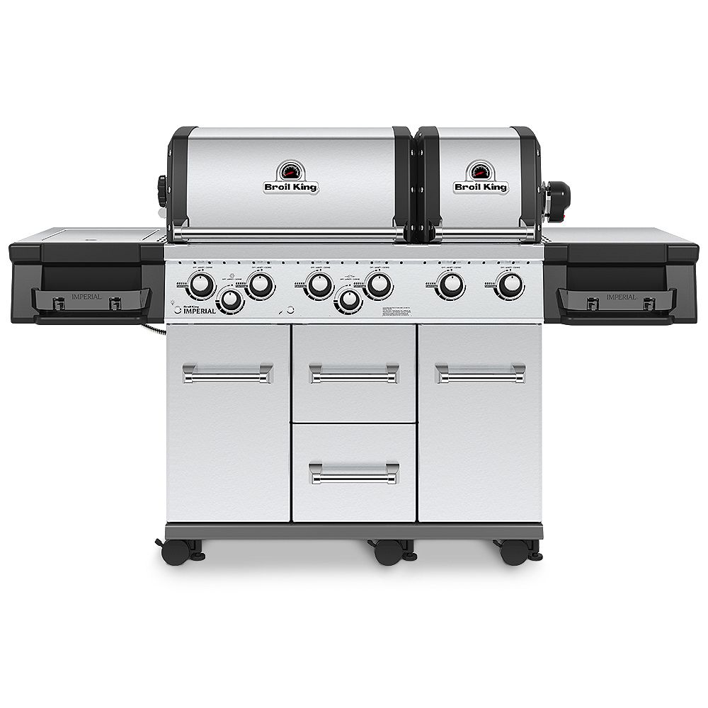 Broil King Imperial XLS 6 Burner 60,000 BTU Natural Gas Grill with Side