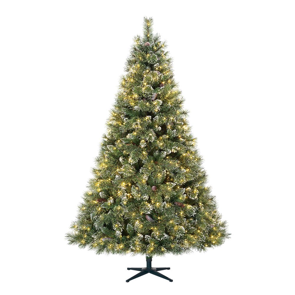 Home Accents Holiday 7.5 ft Sparkling Amelia Pine LED PreLit