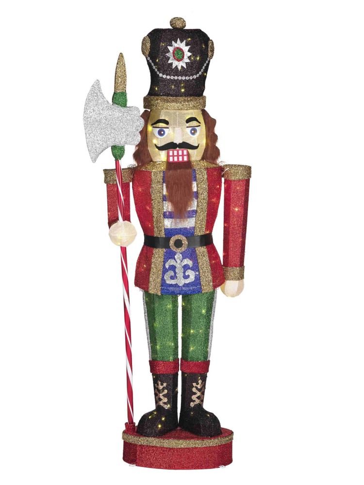 Home Accents Holiday 6 Ft LED Nutcracker Christmas Decoration The   P 1001540435 