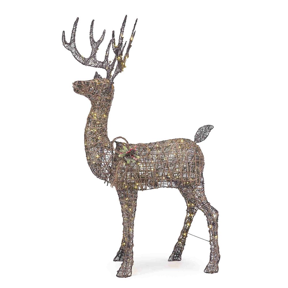 Home Accents Holiday 67inch 200Light Warm White LED Brown Deer