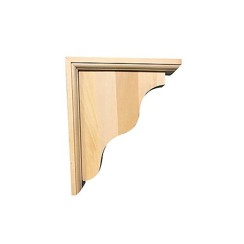 Alexandria Moulding 9" X 7" X 3.1/2" HARDWOOD CORBEL