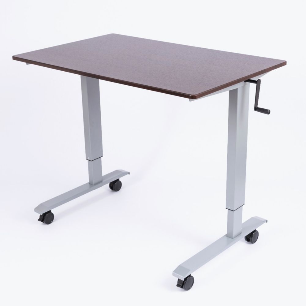 Luxor 48" High Speed Crank Adjustable Stand Up Desk | The Home Depot Canada