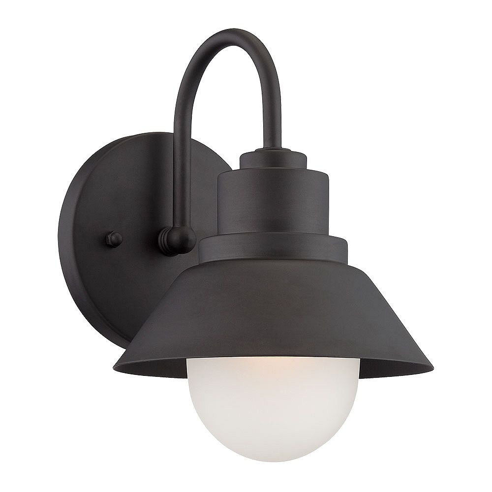 Acclaim Lighting Astro 1 Light Outdoor Wall Mount In Matte Black The Home Depot Canada Acclaim Lighting Astro 1 Light Outdoor, Outdoor Lighting Wall Mount Plate
