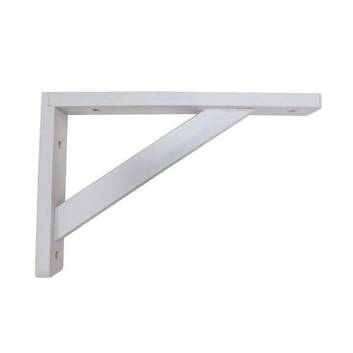 Wood Shelf Bracket - White - 15X20Cm