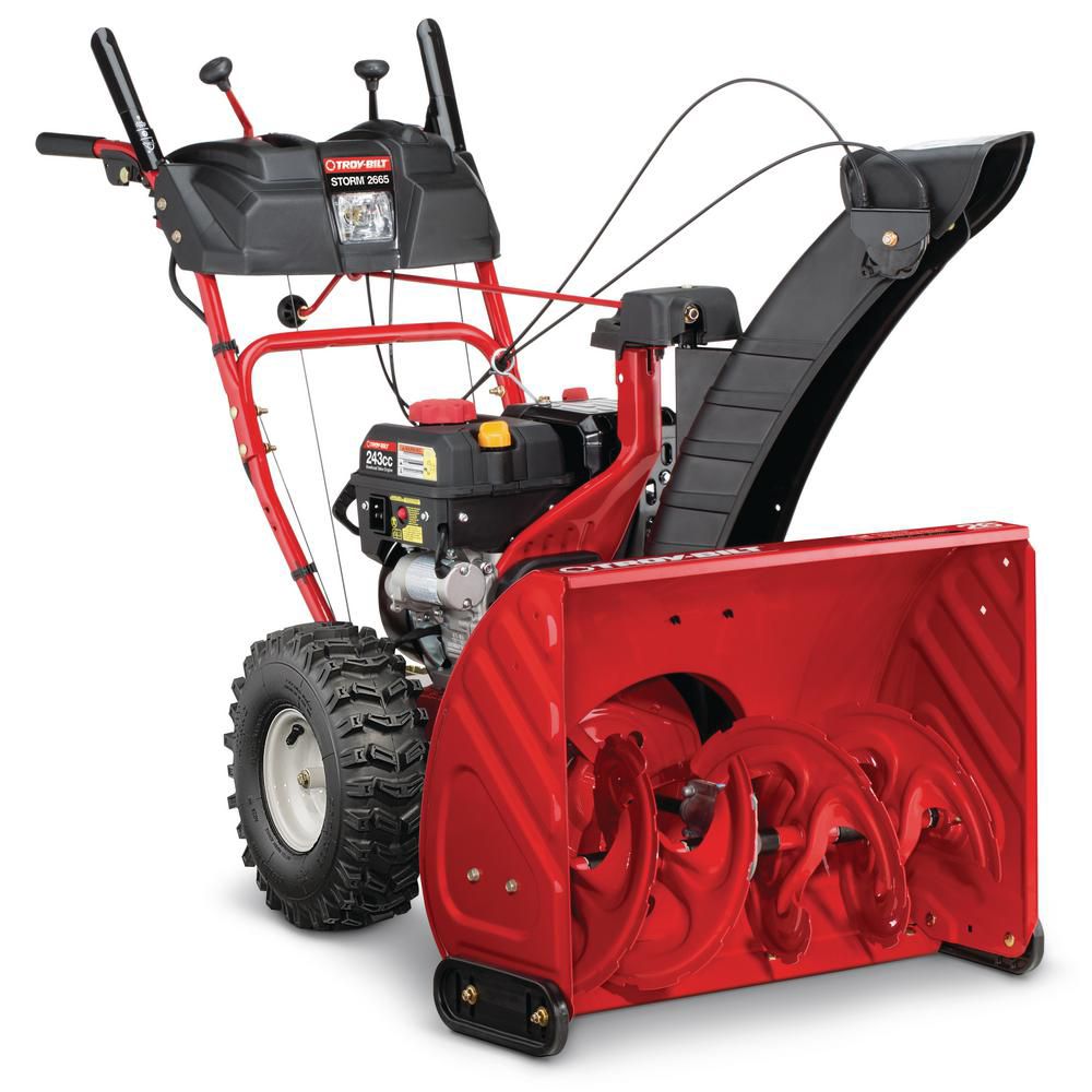 Yard Machines 26inch 243 cc TwoStage Gas Snow Blower with Electric Start Self Propelled